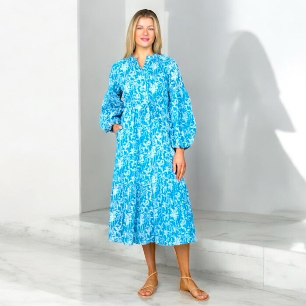Olivia James Emory Dress Jungle Toile - Batik Size XL